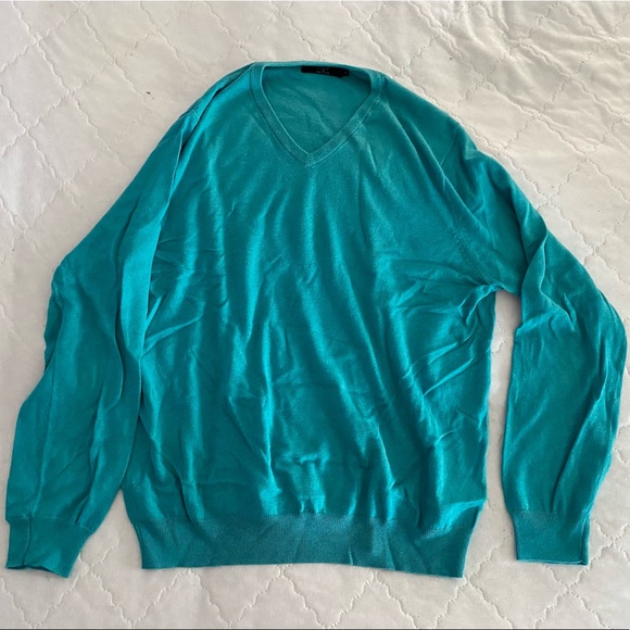 Cotton-cashmere blend JCrew Factory sweater - Picture 1 of 5